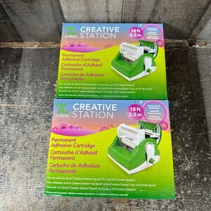 2 Xyron Refill Cartridge Model 510 AT1605-18 Acid-Free Permanent Adhesive 18' ft